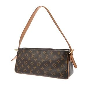 Louis Vuitton Canvas Cite Monogram Viva Shoulder Bag Brown
